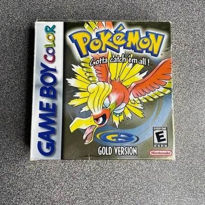 Pokemon Gold Nintendo Gameboy Color GBC Boxed - No Manual - New Battery - Image 1 of 4