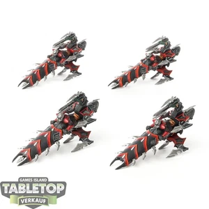 Drukhari - 4 x Reavers (Classico) - dipinto - Foto 1 di 1