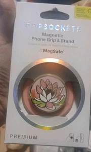 PopSockets Magnetic Phone Grip with MagSafe MCS Enml water Lily RRWT BPT - Photo 1 sur 1