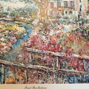 William R Collier, Fond Recollections. Gallery Quality Lithograph - Picture 1 of 3
