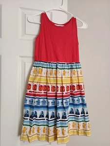 Hanna Andersson Disney Star Wars Mixie Tank Colorful Dress Girls Size 12 (150) - Picture 1 of 10
