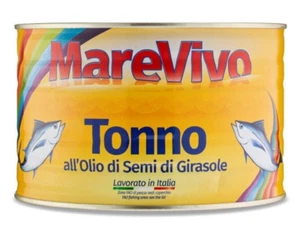 Thunfisch in Dose mit Sonnenblumenöl 1700g Marevivo Sardanelli - Bild 1 von 4