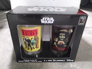 Funko Star Wars Return of the Jedi 40th Anniversary Pint Drinking Glass Set 2 - Picture 1 of 2