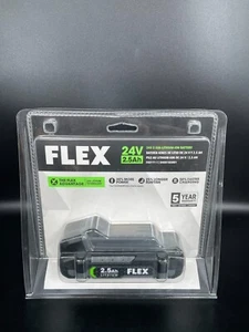Brand New Flex FX0111-1 24V 2.5Ah Lithium-Ion Power Tools Battery Factory Sealed - Picture 1 of 2