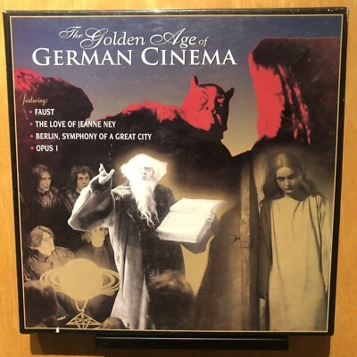 THE GOLDEN AGE of GERMAN CINEMA 3-Disc Laserdisc Box Set FAUST OPUS 1 Jeanne Ney - Image 1 of 2