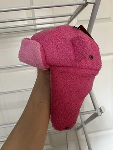 NWT Igloo Pink Trapper Hat with Bears Ears, Kids Size - Picture 1 of 4