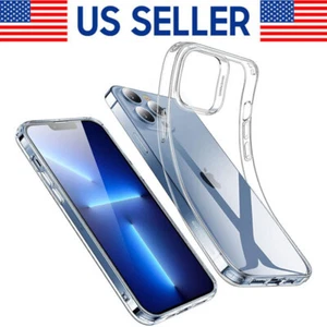 Lote de mini cubierta transparente de silicona suave a prueba de golpes para iPhone 15 14 13 12 11 Pro Max - Imagen 1 de 8