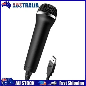 Universal USB Wired Microphone Karaoke Mic for Nintendo Switch Wii PS4 Xbox PC - Picture 1 of 9