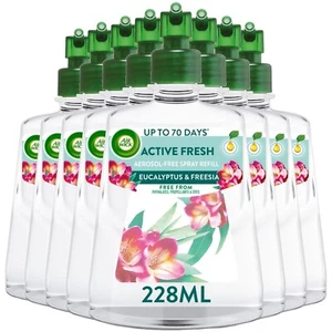 8 x Air Wick Eucalyptus & Freesia Aerosol-Free Automatic Spray Refill 228ml - Picture 1 of 5