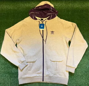 New Heather Khaki Purple Adidas Cargo Hoodie LARGE (All Gender) NWT Retail $80 - Picture 1 of 2