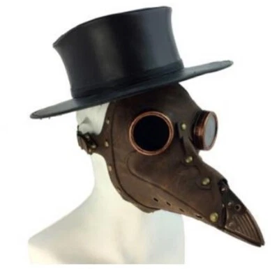 Plague Doctor Mask - Steampunk - Victorian - Costume Accessory - 2 Colors - Image 1 of 2
