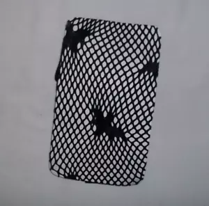Romwe bat print sheer fishnet tights black nip goth - Picture 1 of 2