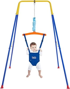 FUNLIO Baby Jumper with Stand for 6-24 Months, Infant Jumper for Indoor/Outdo... - Picture 1 of 6
