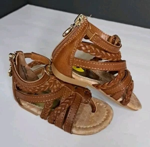 Michael Kors Sandalen Kleinkind Größe 5 Braun Riemchen - Bild 1 von 6