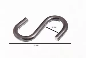 Gancio S Utilità Per Cucina 1 1/2 Pollice 38mm Acciaio ZP Con Confezione Da 25 - Bild 1 von 1
