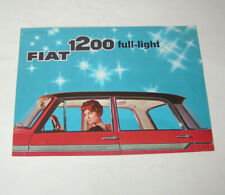 Prospekt / Broschüre Fiat 1200  !