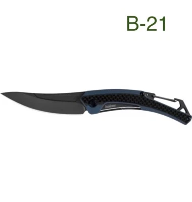 Navaja de bolsillo Kershaw Reverb XL; 3 pulgadas Hoja recubierta de nitruro de titanio 8Cr13MoV Foto 1 de 4