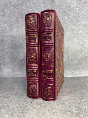 MENESTREL DE REIMS. LE TEMPS DES CROISADES. ENLUMINURES PAR DUSSARTHOU. 1991. - Photo 1/4