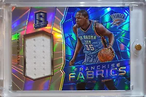 2015 Panini Spectra Kevin Durant #PATCH BLUE HOLO /49 Prizm - Rare - Picture 1 of 4