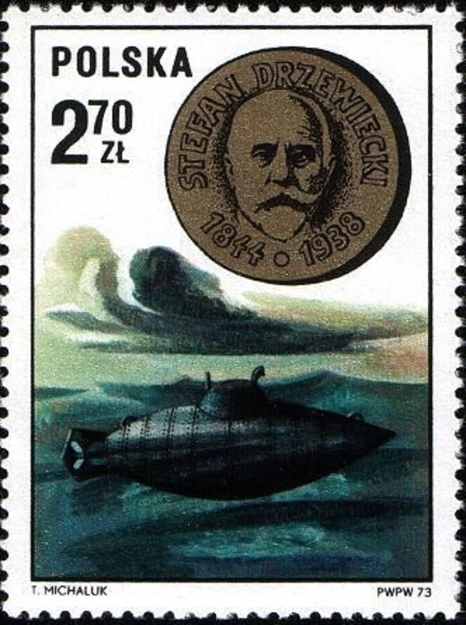 POLAND - 1973 - Polish Scientist - Stefan Drzewiecki 1844-1938 - MNH - Sc. #2007 - Image 1 of 1