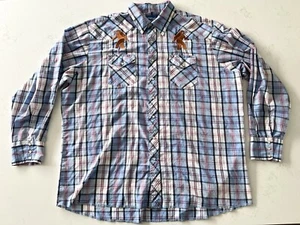 Vintage Wrangler Western Hemd Pearl Snap Sasquatch Big Foot Herren XXXL(?) XXXXL (?) - Bild 1 von 13