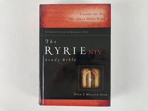The Ryrie NIV Study Bible Hardcover Book Moody ** HEAVY WEAR ** - Picture 1 of 22