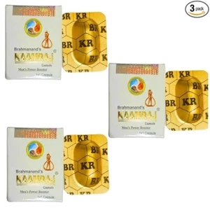Brahmanands Kaamraj Original capsules Pack of 3 Capsules - Picture 1 of 3