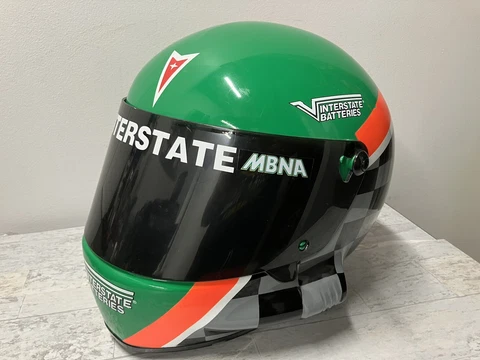 Interstate Batteries Advertising Helmet Bobby Labonte Joe Gibbs Racing #18 RARE Cover