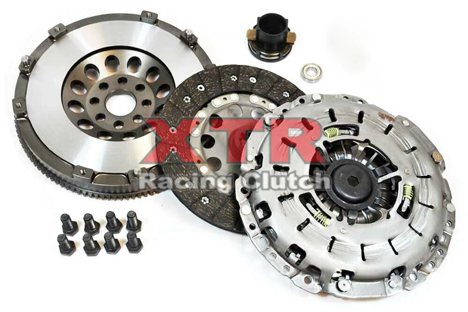 JUEGO EMBRAGUE XTR PREMIUM + VOLANTE CROMADO para 99-03 BMW 323 325 E46 525i E39 Z4 Foto 1 de 4
