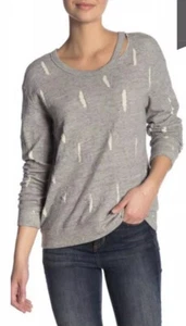 Maglione maglia vintage avana ritaglio taglia S nuovo con etichetta - Foto 1 di 3