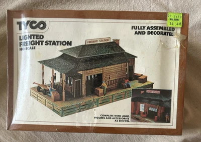 Vintage 1975 TYCO HO Scale Lighted Freight Station #906 NEW SEALED (19F) - Image 1 of 3
