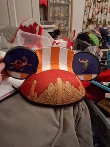 Disney Parks Peter Pan Pirate Mickey Mouse Ears Hat Adult Size - Picture 1 of 6