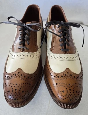 ALLEN EDMONDS Broadstreet 90th Ann. Spectator Wingtip Shoes Men 9.5B  Derby - Image 1 of 4