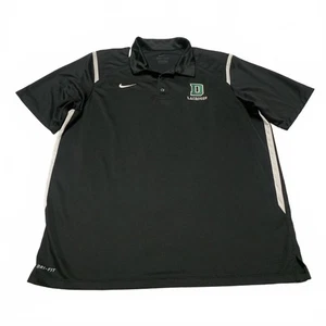 Polo de lacrosse negro Nike DRI-FIT para hombre talla grande - Imagen 1 de 15