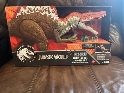 NUEVO Jurassic World Total Super Colossal Spinosaurus 36" Figura Larga Foto 1 de 2