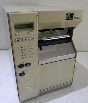 Zebra 105SL Thermal Transfer Ethernet Printer 10500-2001-0070 - BAD PRINT HEAD - Image 1 of 4