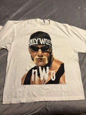 Camisa de lucha libre Hollywood Hulk Hogan WCW Big Face XL NUEVA CON ETIQUETAS IYKYK WWF WWE Foto 1 de 3