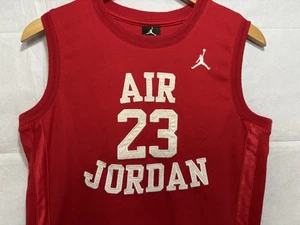 Air Jordan Brand Jersey Modern Red Retro Vintage 23 Boy XL 13-15 Yrs NBA Clean - Picture 1 of 8