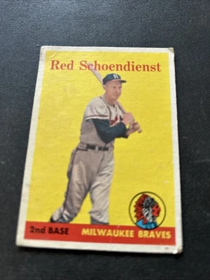 1958 Topps - Red Schoendienst #190 Foto 1 de 2