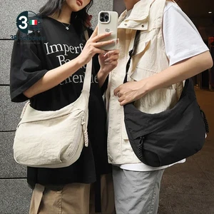 Borsa a Tracolla in Tessuto Morbido Da Donna Alla Moda Tinta Unita Studente Stil - Imagen 1 de 19