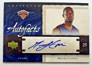 Mardy Collins 2007-08 Artifacts Auto Card #AF-MC - Picture 1 of 2