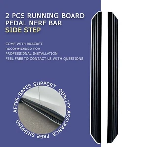 Running Board Side Step Pedal Nerf Bar Fits for Acura MDX 2014-2021 - Picture 1 of 9