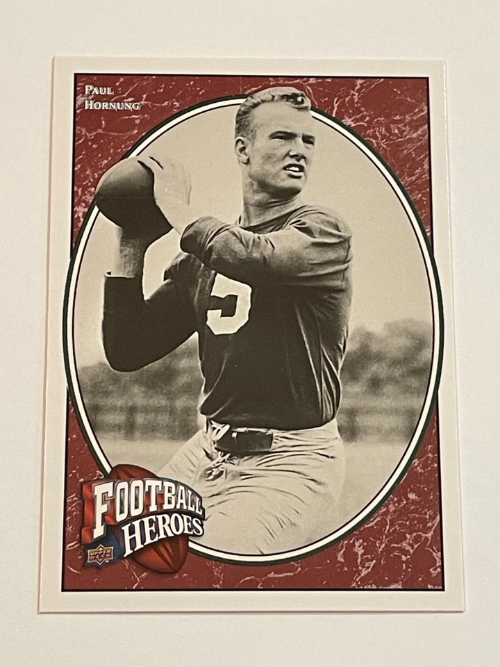 2008 - Upper Deck Heroes Football #223 - Paul Hornung - Green Bay Packers - Image 1 of 2