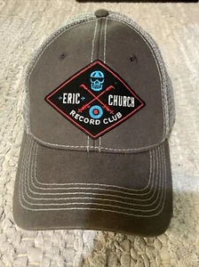 Vintage Eric Church officially license ball hat cap Gray Mesh Back Snapback LOGO - Picture 1 of 7
