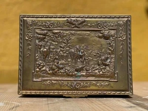 Antique Jenning Bros. Trinket box / Jewelry Casket - Picture 1 of 12