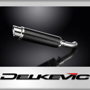 Kawasaki 1000SX Ninja 2020-2024 350mm CARBON ROUND BSAU SILENCER EXHAUST KIT - Picture 1 of 5
