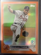 Huascar Ynoa 2022 Topps 1st Edition Series 1 Orange FOIL PARALLEL /75