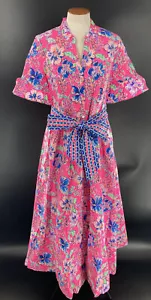 Lilly Pulitzer Marilisa Midi Stretch Shirt Dress Size USA 6 LAST BUD NOT LEAST - Picture 1 of 12