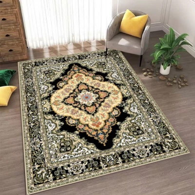 Vikama Persian Living Room Large Area Crystal Velvet Carpet Bohemian Style Bedro - Image 1 of 4