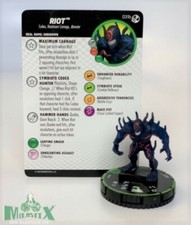 Heroclix Spider-Man & Venom: Absolute Carnage set Riot #031b Prime fig w/card!